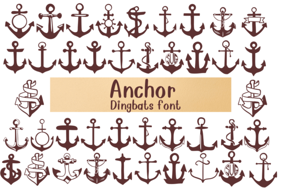 Anchor: A Nautical Font for Creative Designers