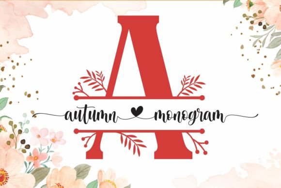 Autumn Monogram: A Designer's Guide to This Charming Font