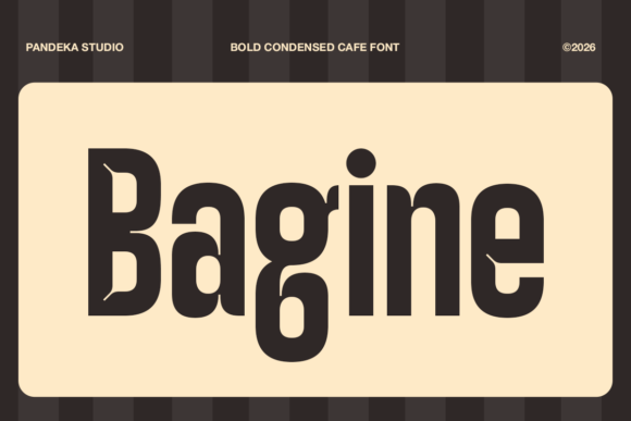 Bagine: A Bold Font for Modern Branding