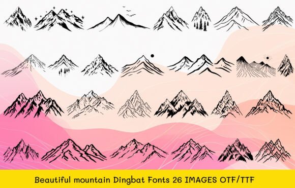 Beautiful Mountain: Elevate Your Designs with Nature-Inspired Typography