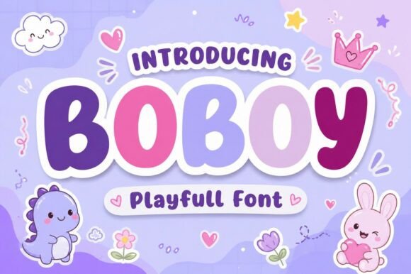 Boboy: The Cheerful Typeface for Modern Branding