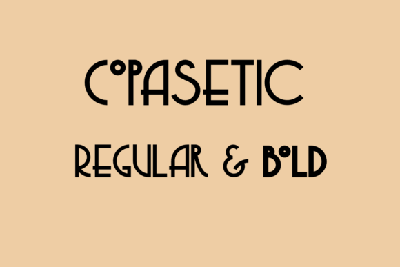 Copasetic: A Versatile Sans Serif for Modern Design