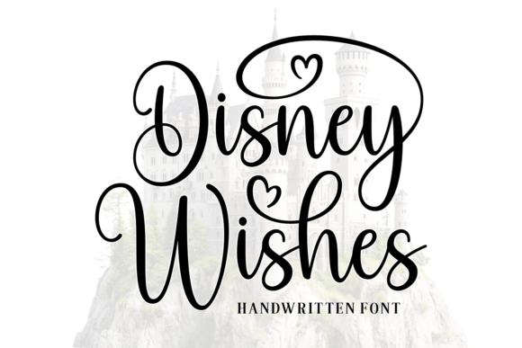 Disney Wishes: A Font for Enchanting Visual Design