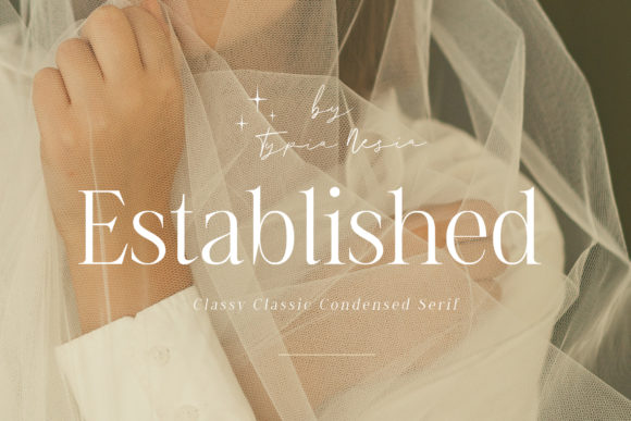 Established: A Serif Font for Luxury and Modern Branding