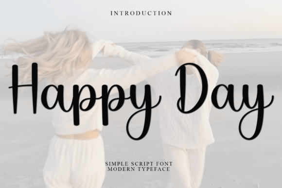 Happy Day: A Festive Typeface for Cheerful Designs