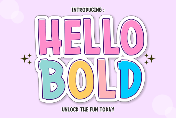 Hello Bold: The Playful Font for Modern Design