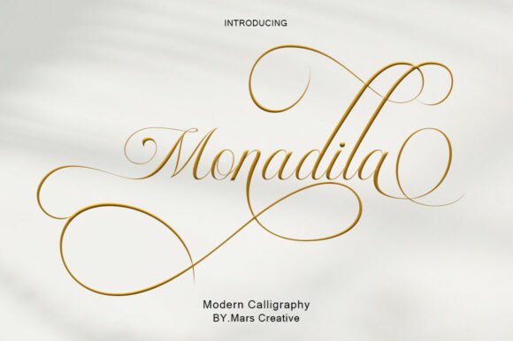 Monadila: Elevating Design with Modern Calligraphy