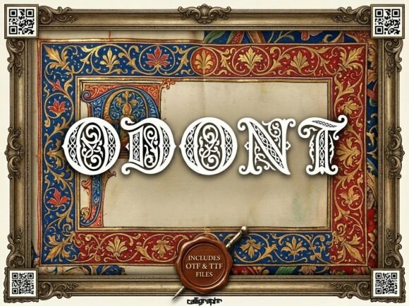 Odont: A Striking Display Font for Impactful Design