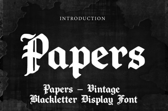 Papers: Commanding Attention with Gothic Allure